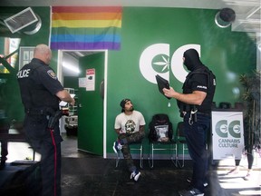 Ottawa Police raided Cannabis Culture Ottawa on Bank Street Tuesday October 3, 2017. Ashley Fraser/Postmedia