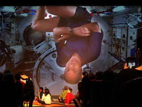 Canadian astronaut David Saint-Jacques talks to students of Saint-Rémi School from the International Space Station while the Canada Aviation and Space Museum opens a new exhibit created in collaboration with the Canadian Space Agency and breaks down the biggest health challenges faced by astronauts while living and working in space, February 07, 2019.