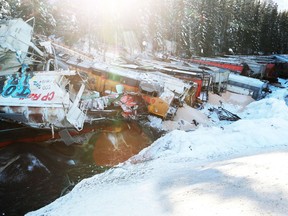 A Canadian Pacific train has derailed near Field, B.C. overnight.