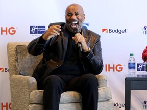 Atlanta funnyman Steve Harvey hosted the NFL Honors. (Getty Images)