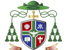 The Heraldry of Bishop Guy Desrochers.