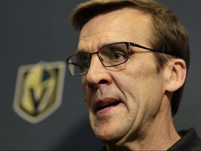 Vegas Golden Knights GM George McPhee.