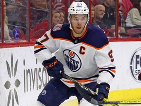 The Edmonton Oilers' Connor McDavid