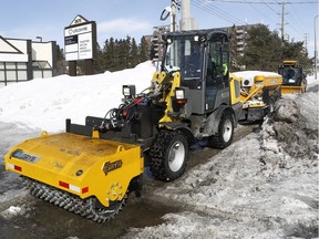 A new ice breaker is used in Ottawa on Tuesday, Feb. 26, 2019.