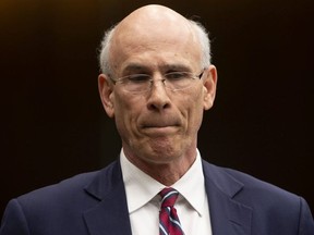 Clerk of the Privy Council Michael Wernick waits to appear before the Justice Committee meeting in Ottawa, Thursday Feb. 21, 2019.