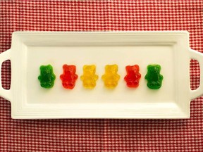 Cannabis gummy bears, such as these candies produced and sold illegally by a company called Mary's, should not be allowed when Health Canada regulates legal cannabis edibles, says Ottawa's Medical Officer of Health.