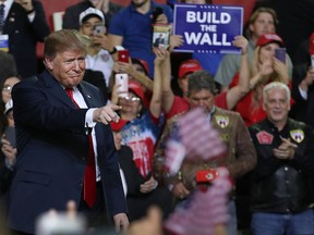 U.S. President Donald Trump attends a rally at the El Paso County Coliseum on Feb. 11, 2019 in El Paso, Texas.