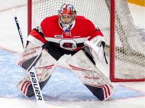 Ottawa 67's goalie Mike DiPietro was called up by the NHL's Vancouver Canucks on an emergency basis and was to dress for Tuesday night's game against the Washington Capitals. The 67's aren't scheduled to play again until Thursday at Peterborough.