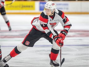 Kody Clark scored the winning goal for the 67's against the Bulldogs late in the third period.