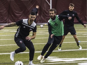 Charlie Ward, on right in green with beard
Ottawa Fury FC
