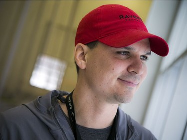 The Carleton Jr. Ravens, a youth football development academy at the Carleton University Fieldhouse Sunday Feb. 24, 2019. The program co-ordinator Josh Sacobie, a former GGs quarterback who's now a coach with the Ravens.