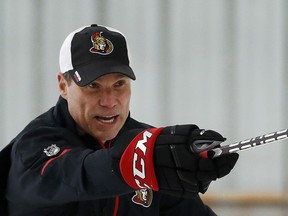 Belleville Senators head coach Troy Mann could be up for the NHL job. (TONY CALDWELL/OTTAWA SUN)