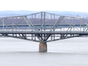 A file photo of the Alexandra Bridge connecting central Ottawa and Gatineau.
