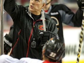 Bob Hartley most recently coached in the NHL with the Calgary Flames in 2016. He is currently 
a bench boss in the KHL. (AL CHAREST/POSTMEDIA NETWORK FILES)