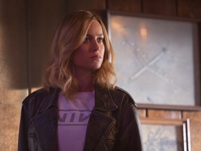 Brie Larson in a scene from Captain Marvel. (Marvel Studios)