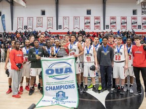 The Carleton Ravens defeated the Ryerson Rams 81-61 to win the Wilson Championship. (Valerie Wutti photo)