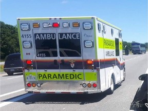 Ottawa Paramedic Services vehicle.