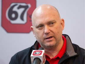 Coach André Tourigny says the Ottawa 67's depth allows them to avoid the line-matching game.
