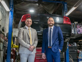 François Badaan (right), president of Groupe Auto Badaan, and general manager Dario Redzovic. Gatineau’s Groupe Auto Badaan helps to make it easy for Ontario residents to purchase a vehicle in Quebec.