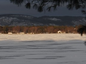 Police warn of the dangers of thin spring ice.