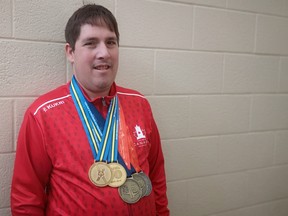 Michael Guyton is headed to the Special Olympics World Games this month. (MARTIN CLEARY PHOTO)