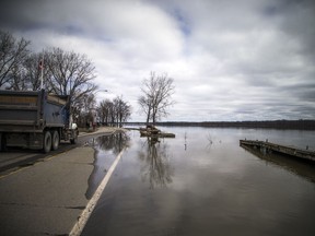 The low lying areas around Ottawa and Gatineau were hit with the beginning of the flooding near the rivers, Sunday, April 21, 2019.