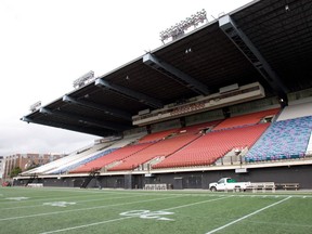 TD Place north-side stands at Lansdowne Park