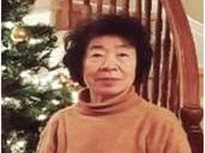 Kyungja Hwang was last seen in the area of Stoneway Drive and Woodroffe Avenue on Saturday afternoon.
