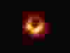 This image released Wednesday, April 10, 2019, by Event Horizon Telescope shows a black hole.