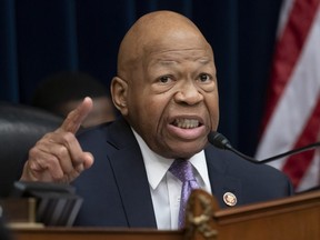 House Oversight and Reform Committee Chair Elijah Cummings, D-Md., leads a meeting on Capitol Hill in Washington, April 2, 2019.