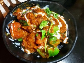 Chili chicken at NH 44, pic by Peter Hum