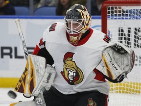 Ottawa Senators goalie Joey Daccord