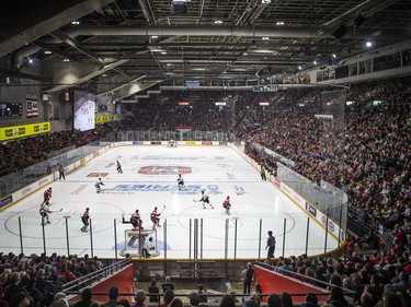 Ottawa 67's host the Guelph Storm for a sold out playoff game at TD Place Arena Saturday.