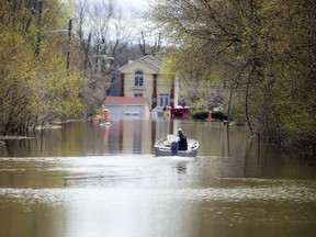 The water levels were rising in Ottawa and Gatineau along the rivers on Saturday, May 11, 2019.