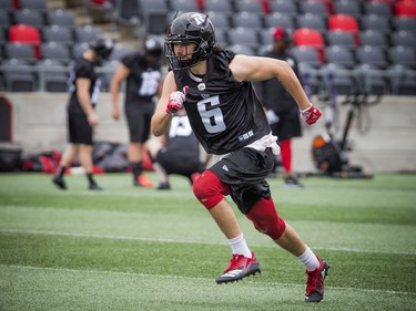 #6 Antoine Pruneau during the Ottawa Redblacks training camp that kicked off Sunday May 19, 2019, at TD Place.