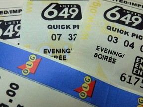 Lotto 649 tickets.