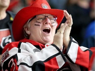 Ottawa fans, who packed TD Place, cheered loudly for the home team as it went ahead 2-0 in the first.