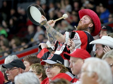 Ottawa 67's fans were loud during the Ottawa 67's matchup against the Guelph Storm in game five of the Eastern OHL final at TD Place in Ottawa on Friday.