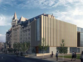 A February 2019 rendering for the Château Laurier