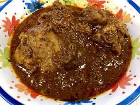 Malabar chicken curry at Malabar House.