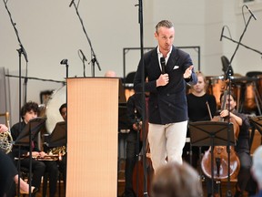 NACO musical director Alexander Shelley in London.