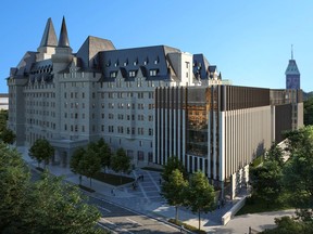 New Château Laurier rendering