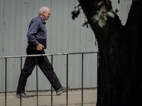 James Oler returns to court after a lunch break to hear the ruling in his trial in Cranbrook, B.C., Monday, July 24, 2017.