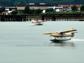 In this undated file photo, two floatplanes are pictured near Ketchikan, Alaska. (Getty Images)