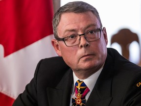 Vice-Admiral Mark Norman during a press conference in Ottawa on Wednesday, May 8, 2019.