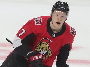 The Ottawa Senators couldn't pass up the chance to take a player like Brady Tkachuk at No. 4 overall last year, the club's chief scout said.