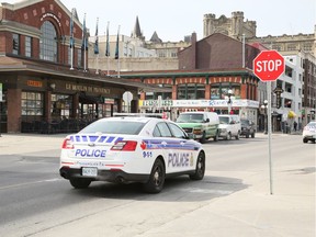 Police in the ByWard Market.