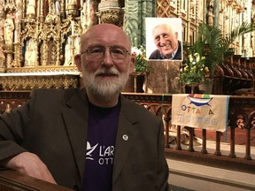 John Rietschlin, chairman of L'Arche Canada, said Jean Vanier taught the world about the need for inclusion of people with special needs. Vanier, who died May 7, was remembered by a mass in his honour Saturday at Notre Dame Basilica in Ottawa. Blair Crawford/Postmedia