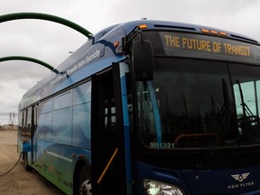 Winnipeg Transit's electric bus.