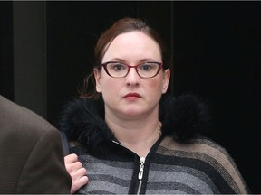 Rebecca Reid leaves the Elgin Street courthouse on Wednesday, June 05, 2019. She pleaded guilty to criminal harassment and uttering threats against MPP Lisa MacLeod.